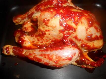 recette Poulet roti au piment d espelette