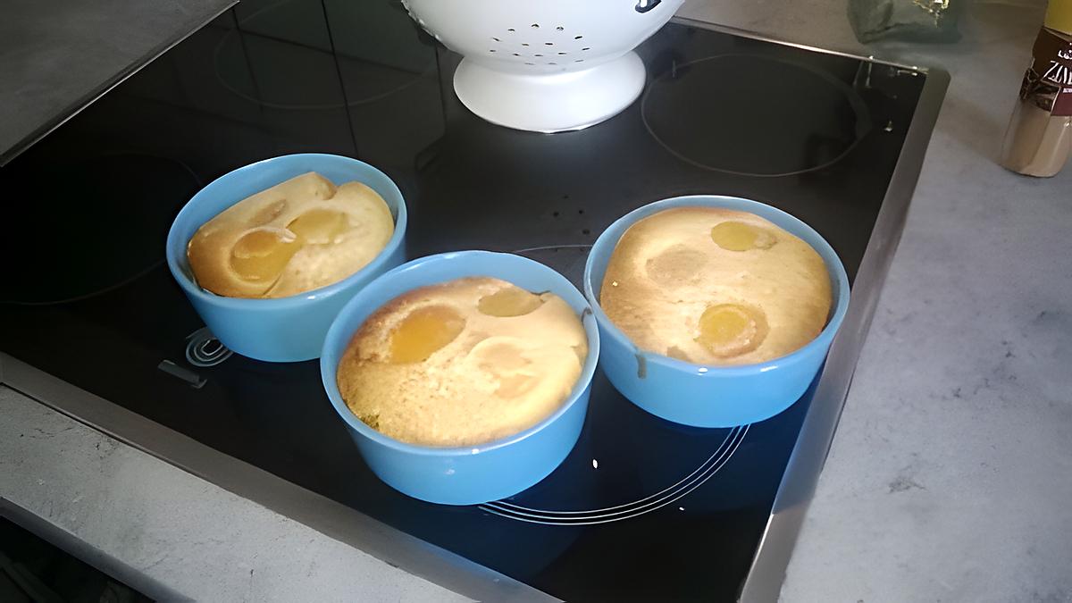 recette Petits clafoutis aux abricots (recette inspiré par cuisinette )