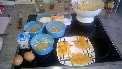 recette Petits clafoutis aux abricots (recette inspiré par cuisinette )