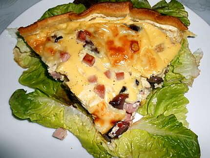 recette QUICHE CAMPAGNARDE