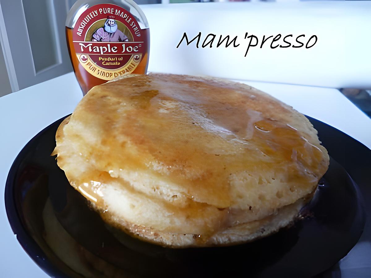 recette Pancakes végétaliens au sirop d'érable