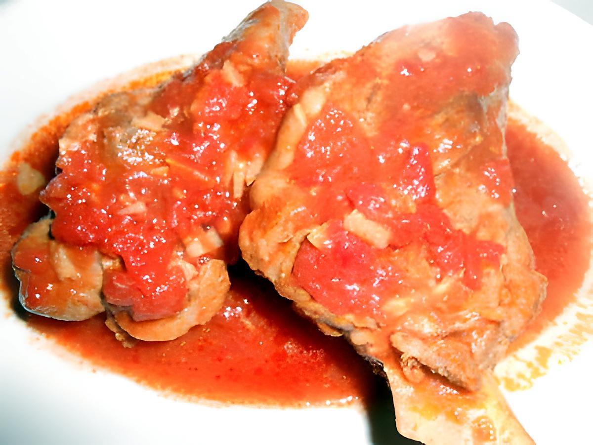 recette RAGOUT DE SANGLIER SAUCE TOMATE