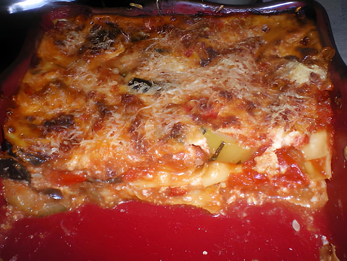 recette LASAGNES AUX LEGUMES