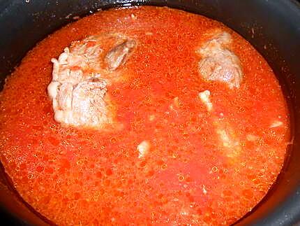 recette RAGOUT DE SANGLIER SAUCE TOMATE