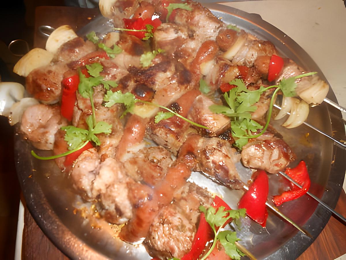 recette Brochette d agneau a l origan