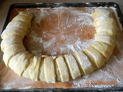 recette Brioche chenille à la confiture