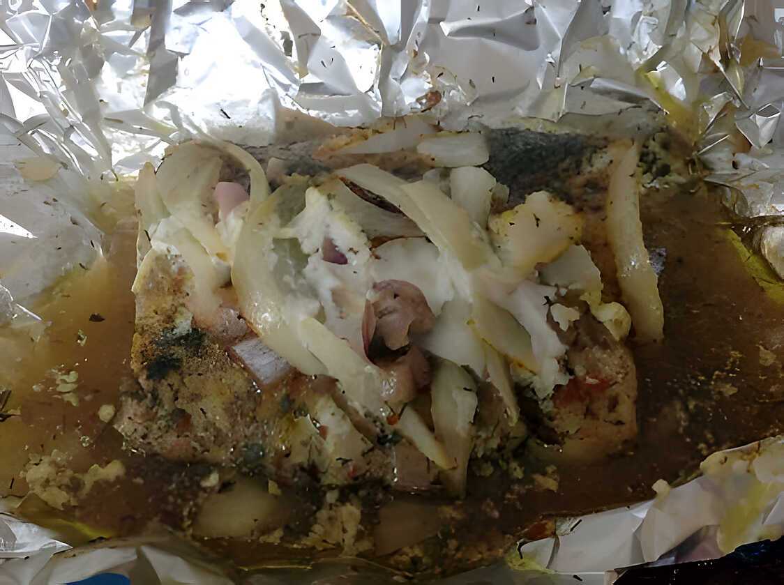 Dos De Cabillaud En Papillote Crème Fraîche