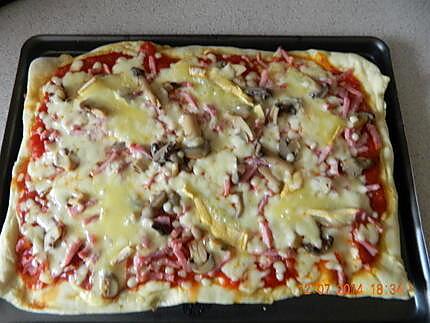 recette Ma pizza vite faite :-)