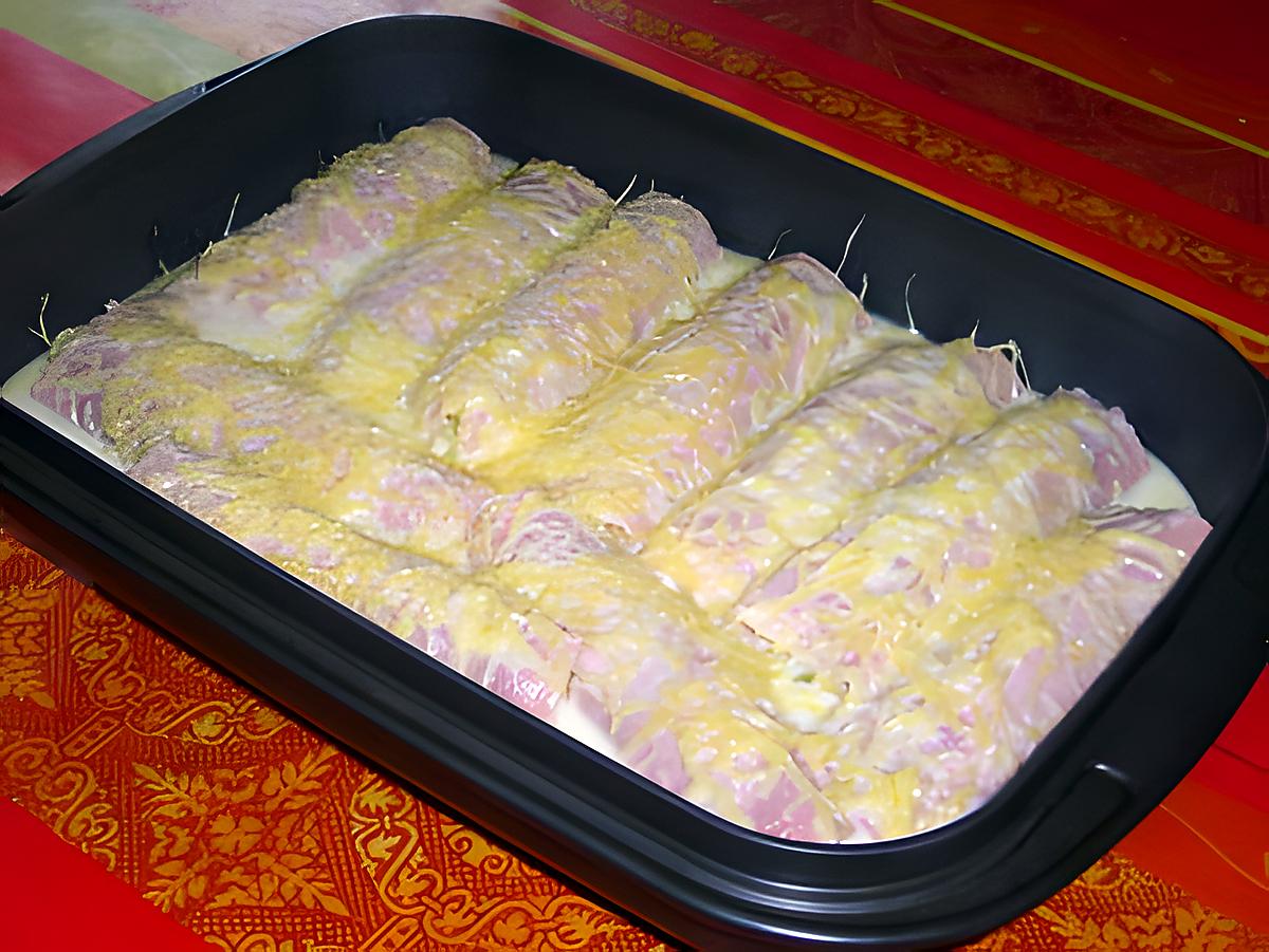 recette Endives au jambon