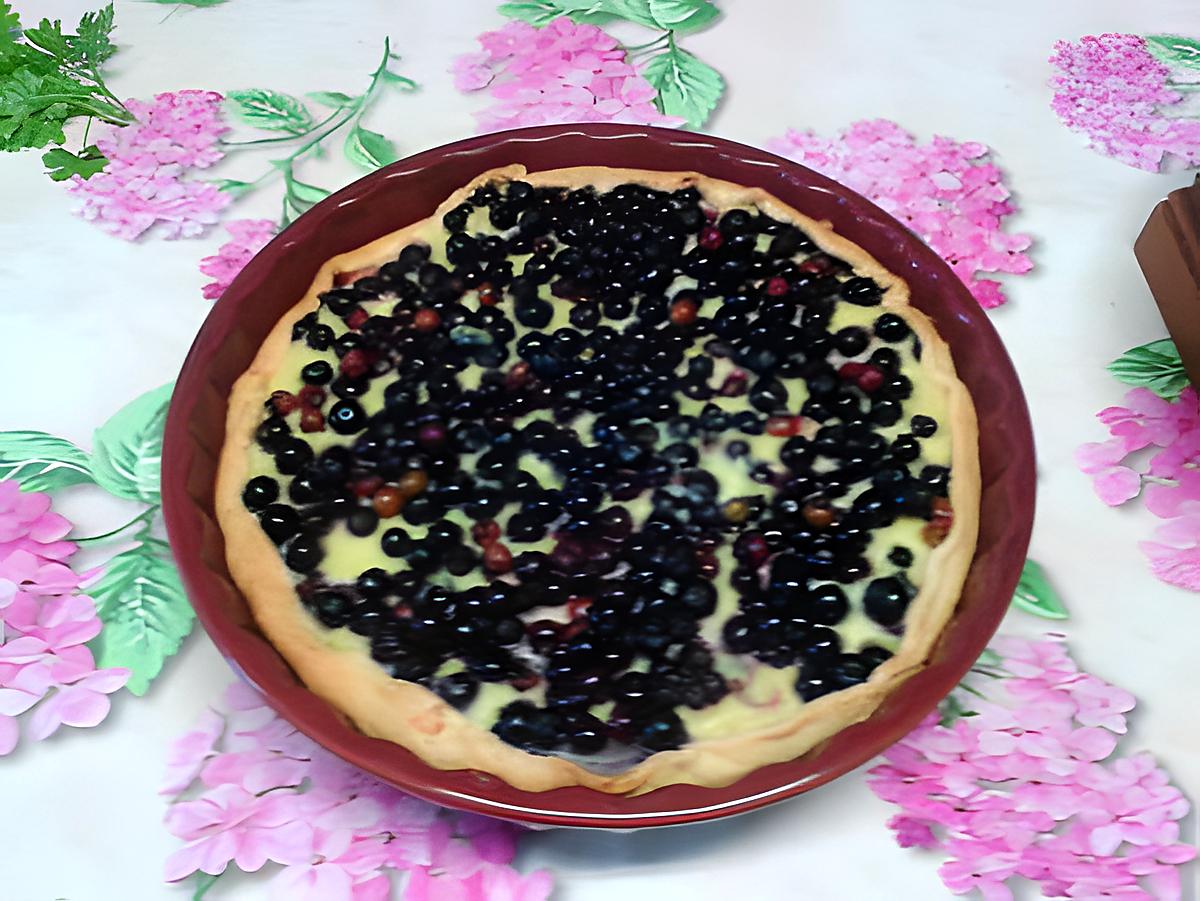 recette Tarte aux myrtilles