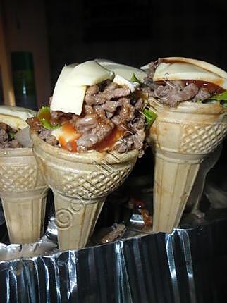 recette Ice cone burger