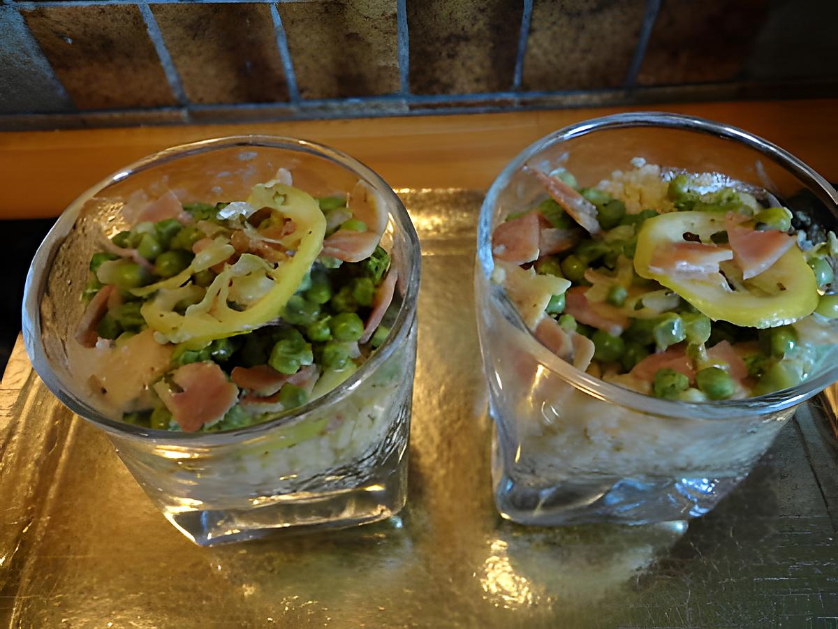 recette couscous frais petits pois jambon