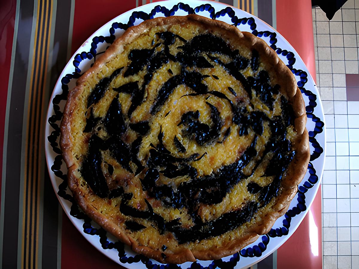 recette La tarte marbrée citron-chocolat