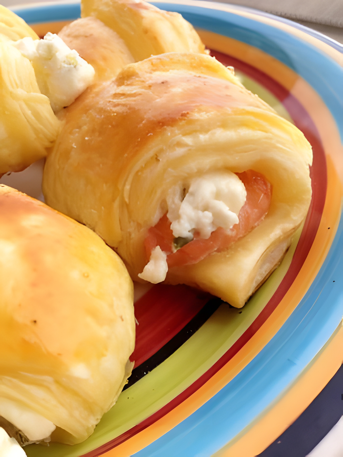 recette Croissant saumon fumé/mascarpone