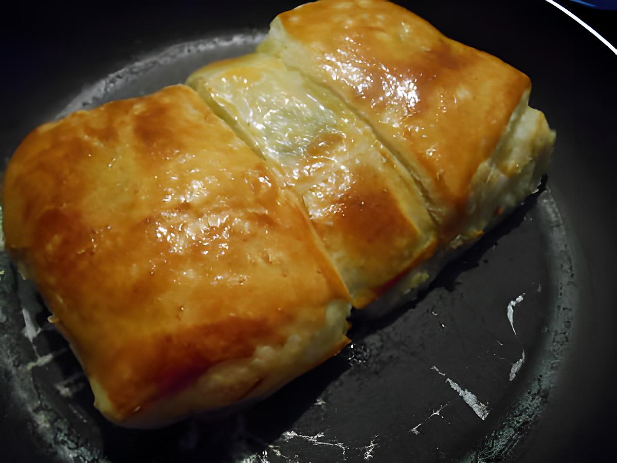 recette Feuilleté au saumon