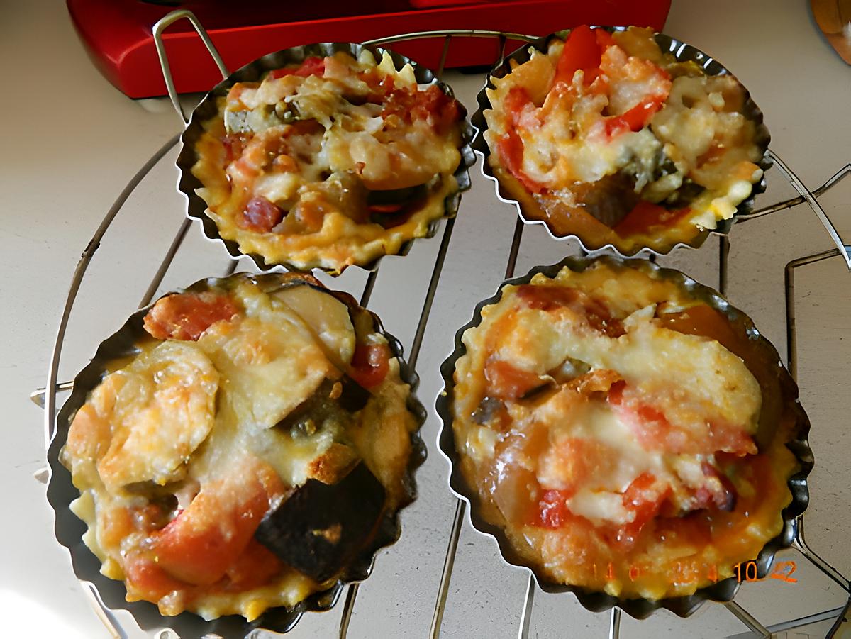 recette Tartelettes de ratatouille