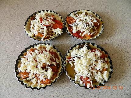 recette Tartelettes de ratatouille