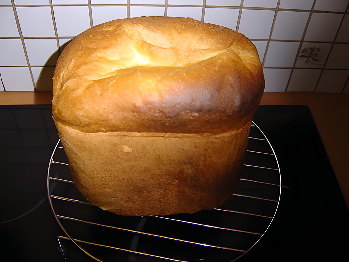 recette Brioche avec machine à pain