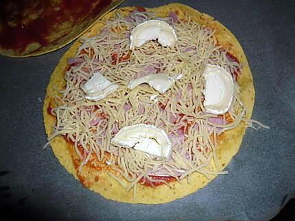 recette pizza revisitée à la fajitas (restes de galettes)