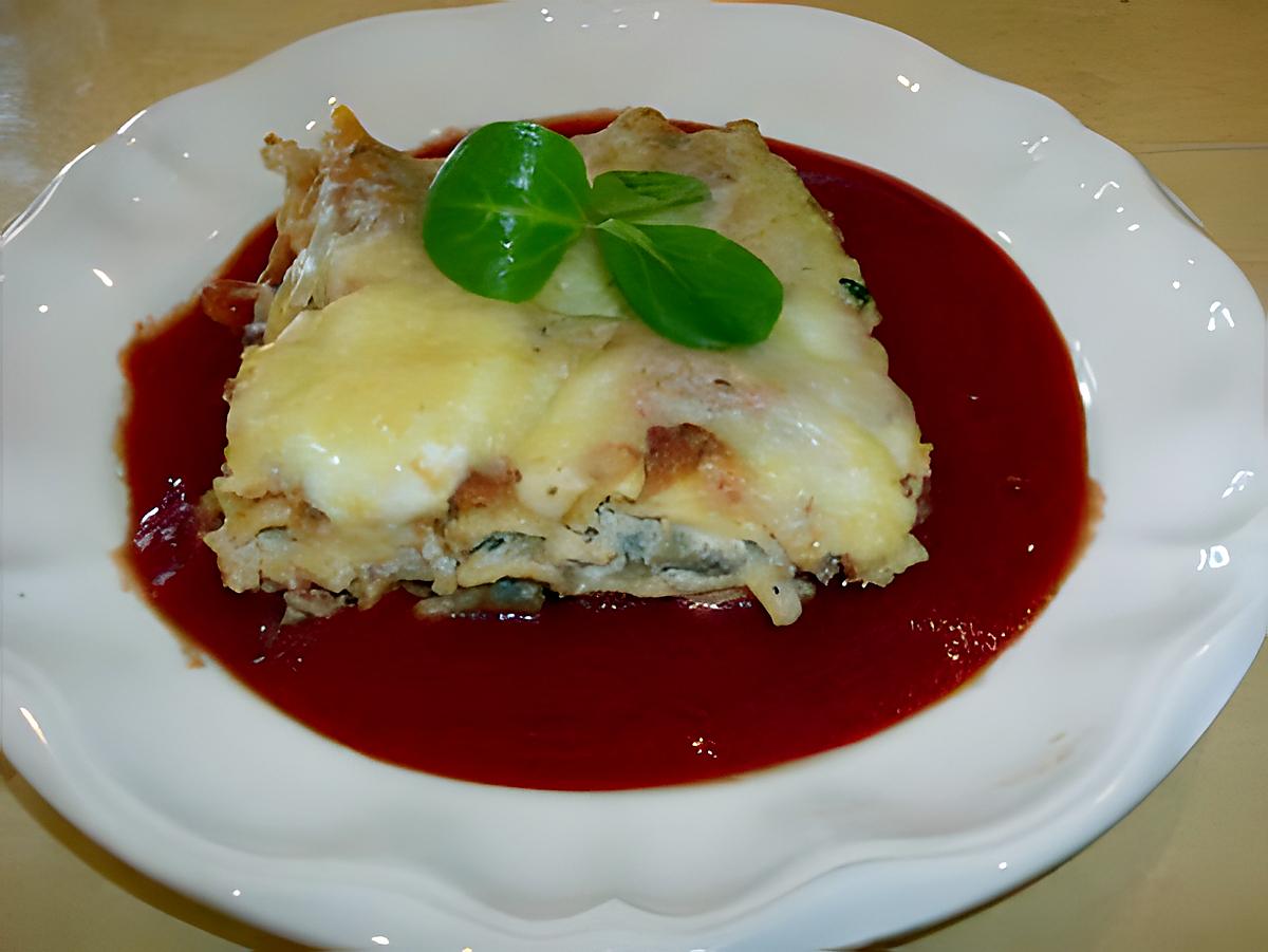 recette lasagnes aux aubergines et à la ricotta