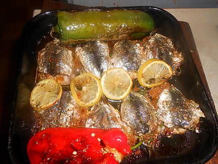 recette Filet de sardines aux raisins blonds