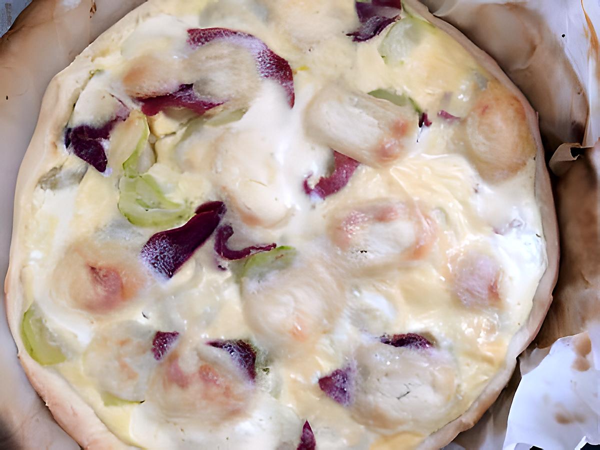 recette Tarte courgette chèvre jambon aoste