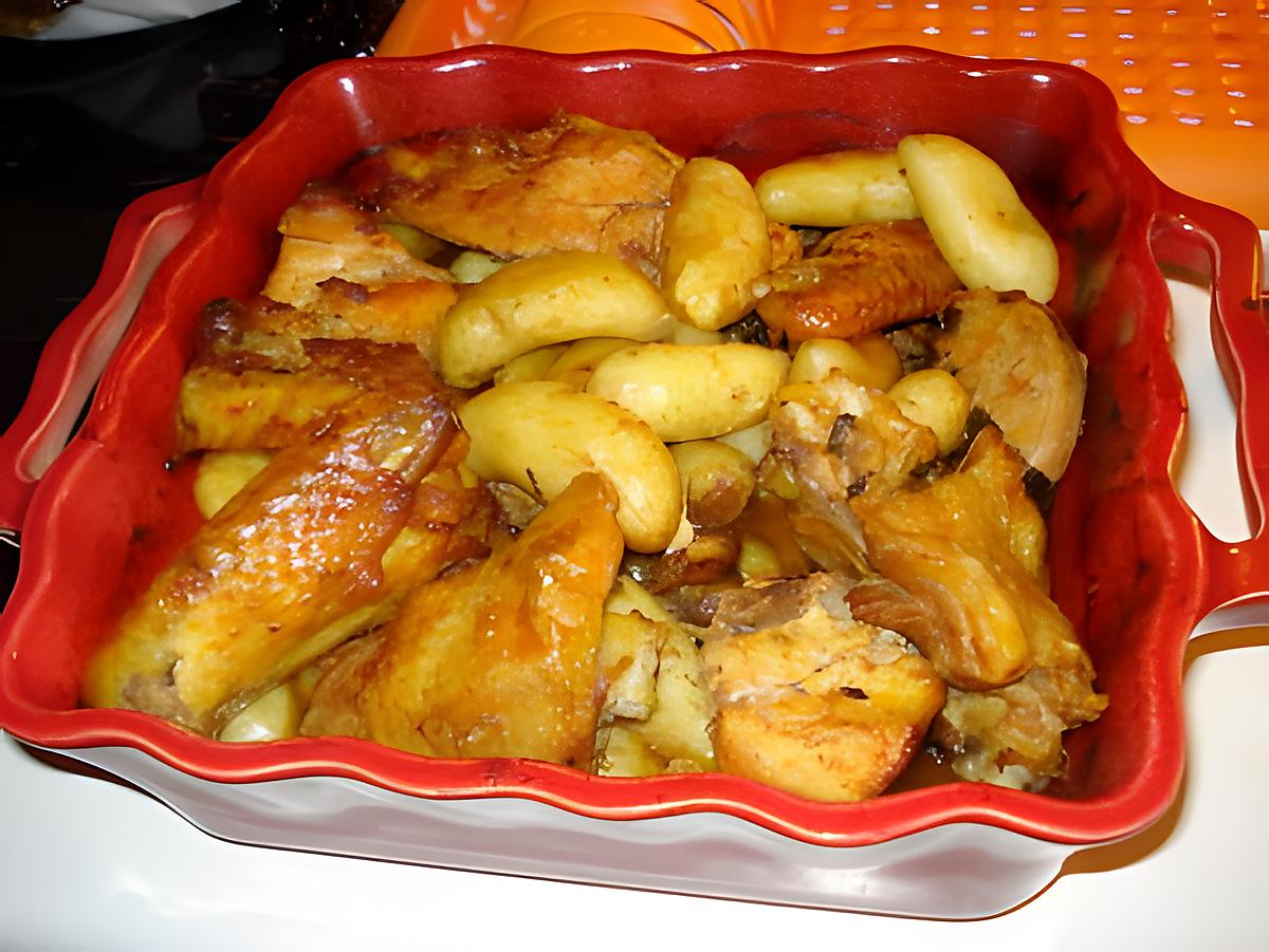 recette Poulet au four à Portugaise