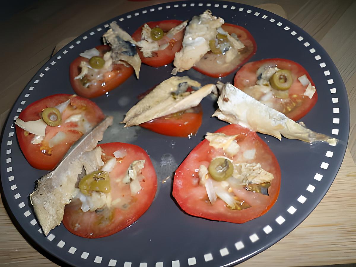 recette Salade de tomates au maqueraux