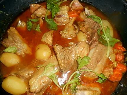 recette Ragout de porc a l ancienne