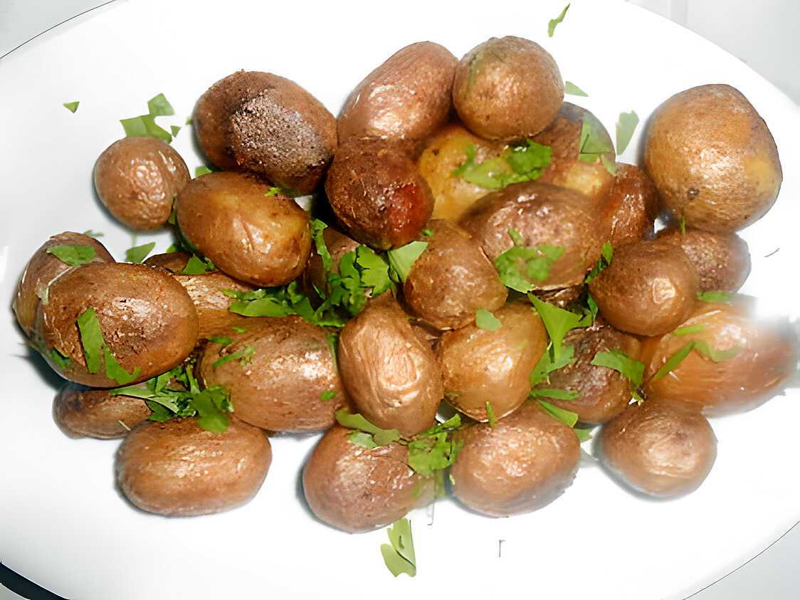 Recette de POULET GRILLE POMMES DE TERRE GRENAILLES