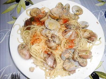 recette SAUCE AU THON ET VONGOLE