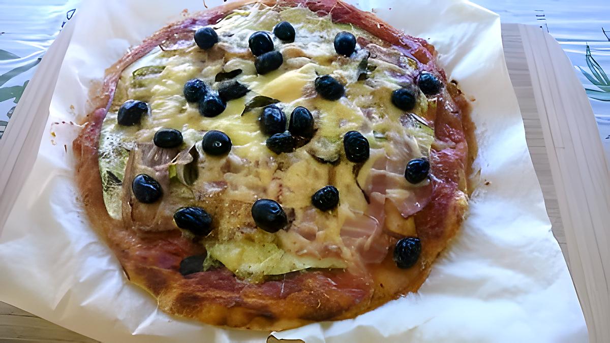 recette pizza aux légumes du jardin