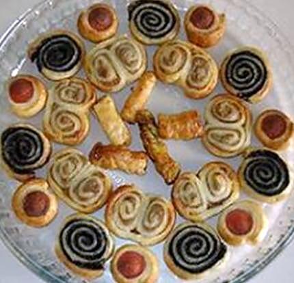 recette Palmiers, roulés & tourniquets salés