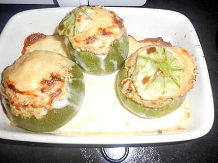 recette MES PETITES COURGETTES FARCIES