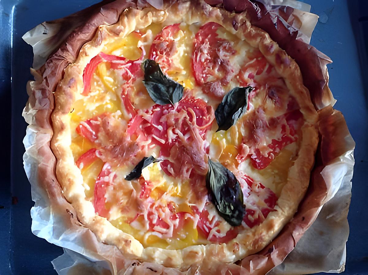 recette tarte à la tomate