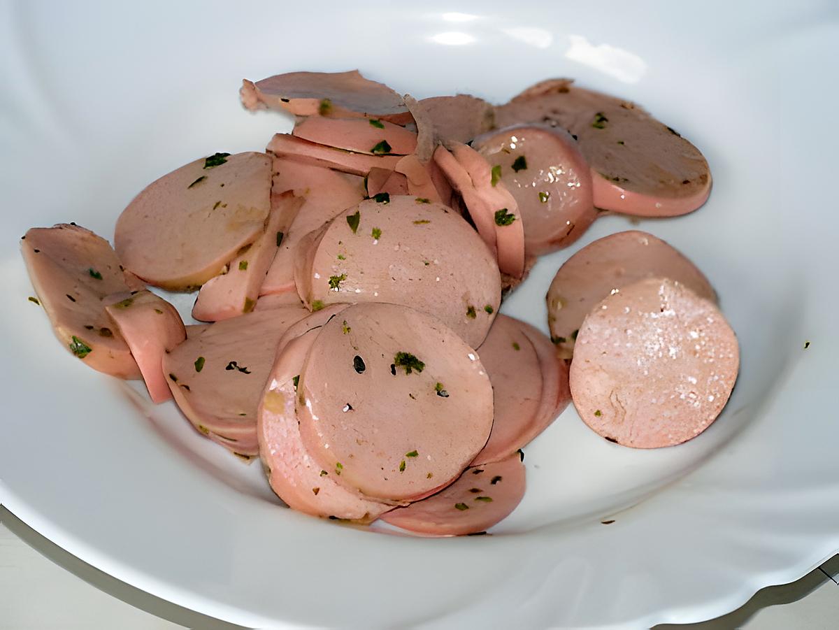 recette Salade de cervelas