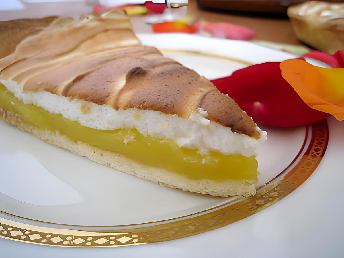 recette Tarte au citron meringuée