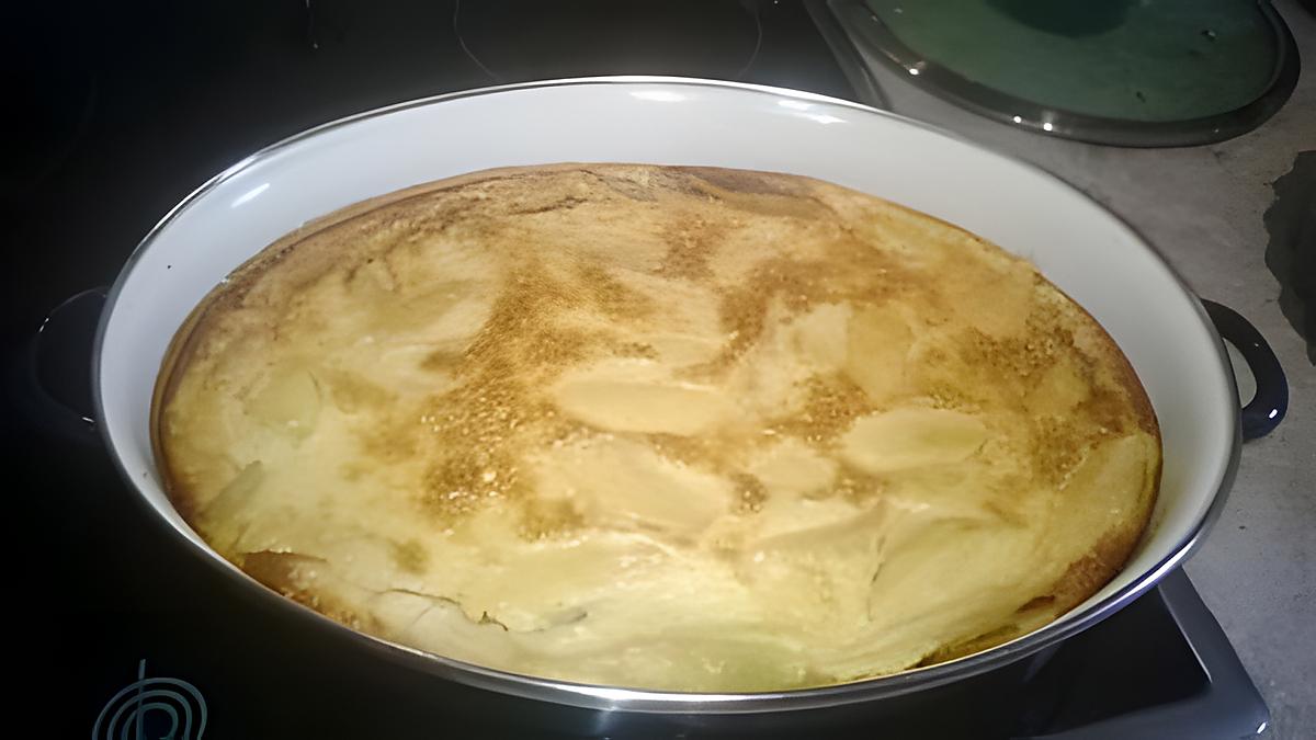 recette clafoutis pommes caramélisées et poires