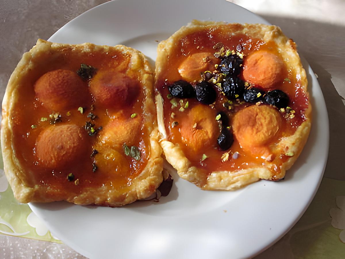 recette tartelettes abricots