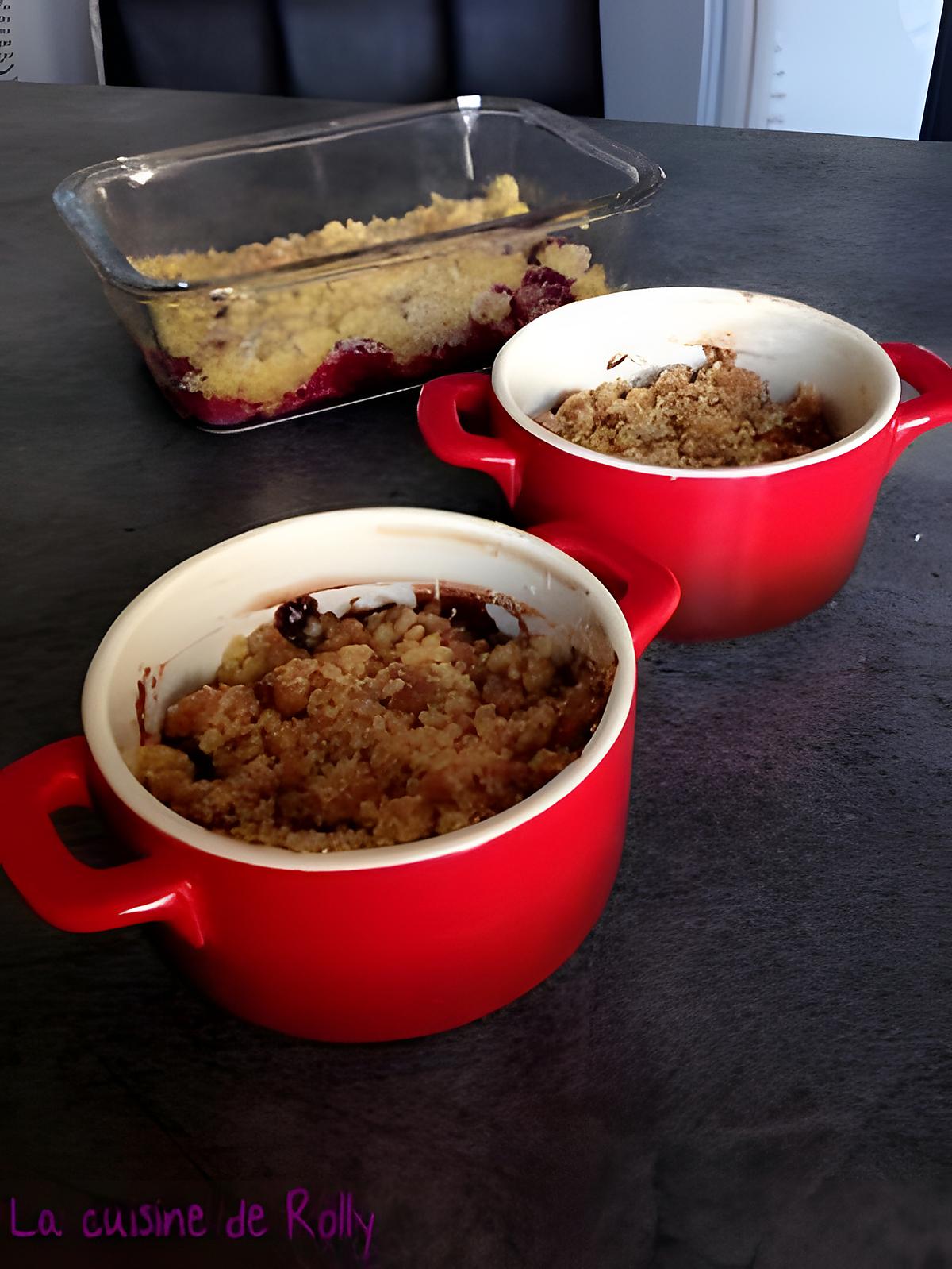 recette Crumble banane Michoko