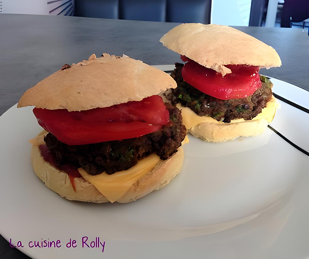 recette Burger végétarien avec des steaks de lentille