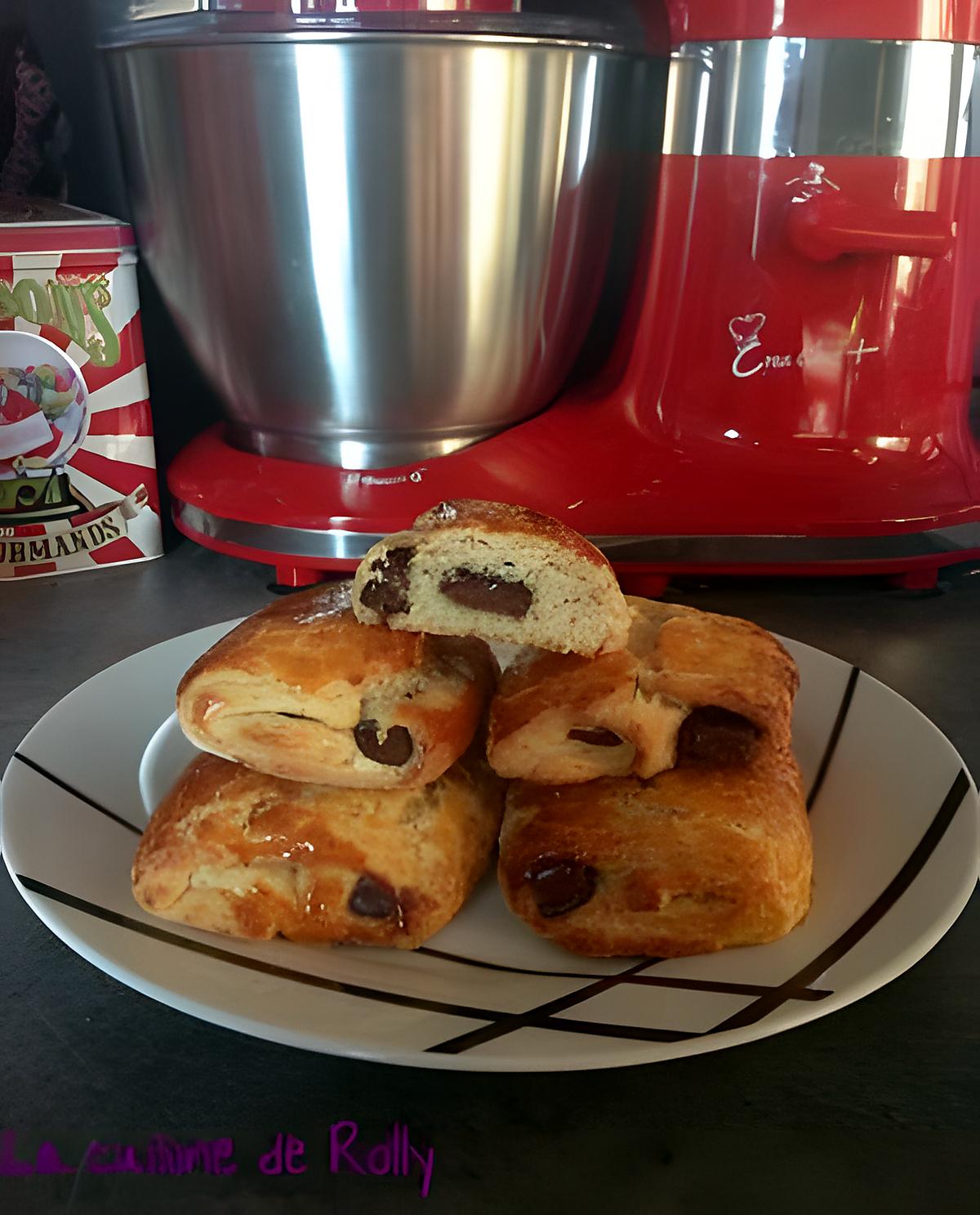 recette Pains au chocolat briochés