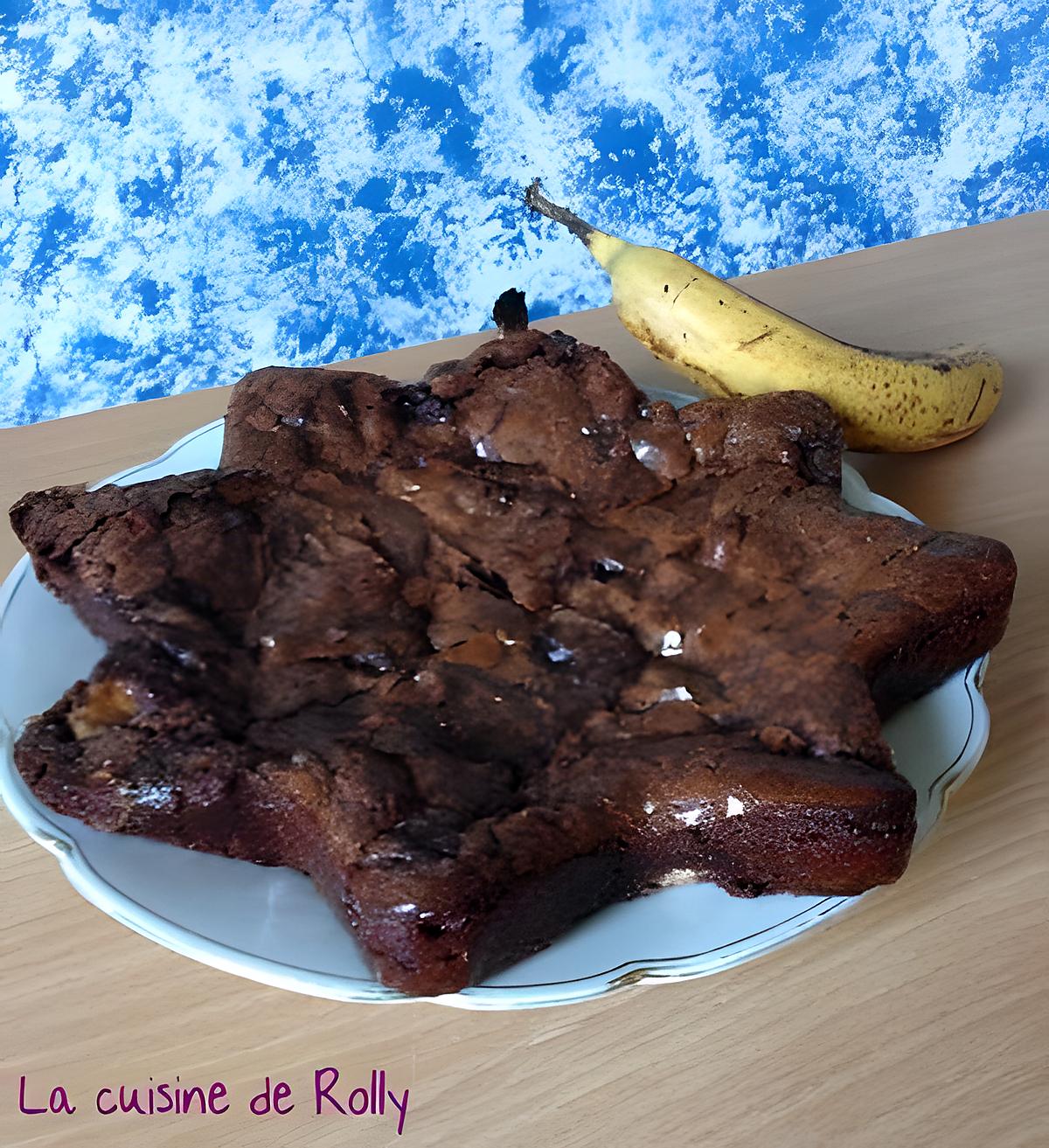 recette Brownie chocolat banane