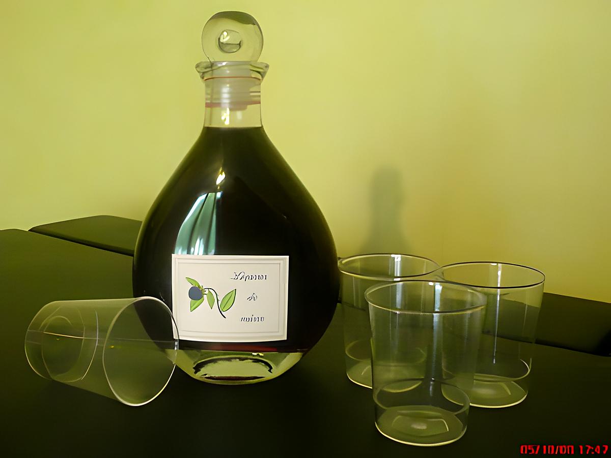 recette Liqueur de mûres