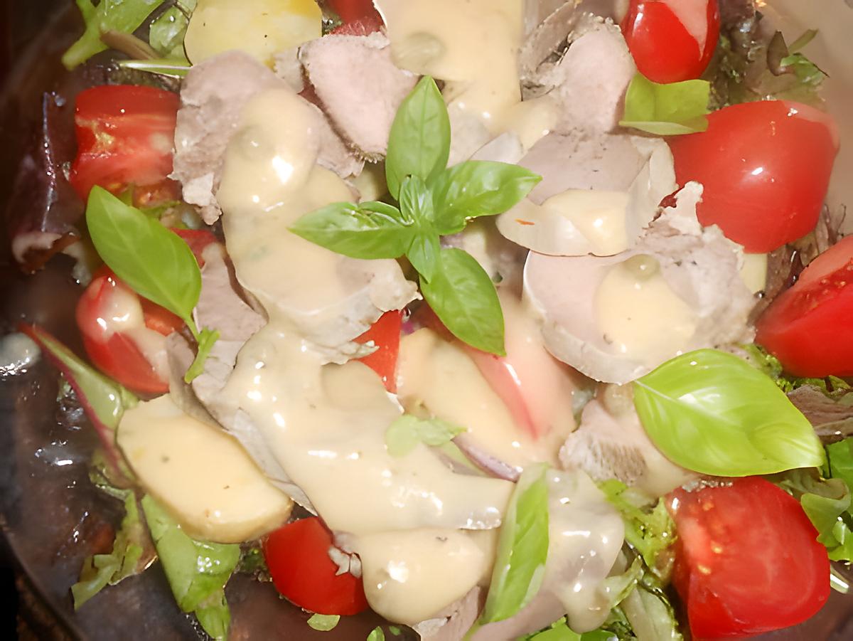 recette Salade de langue de porc vinaigrette