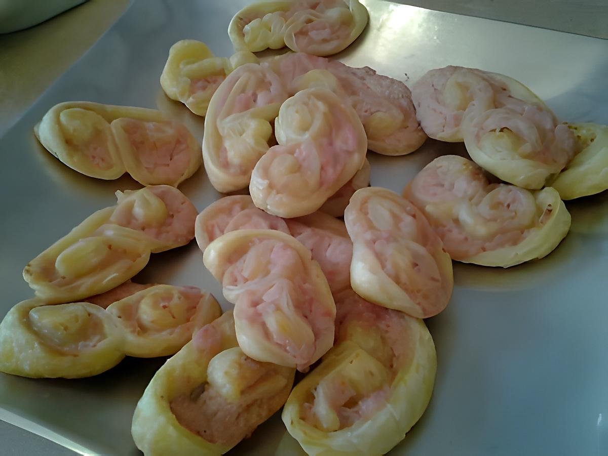 recette Feuilletés apéritif au jambon