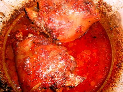 recette Jarret de porc a la sauce tomate