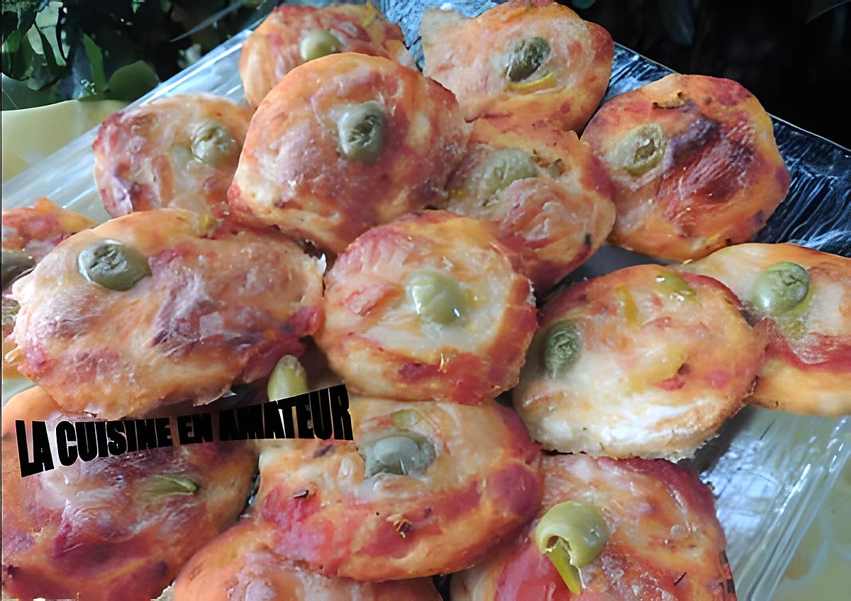 recette Mini pizza poivron