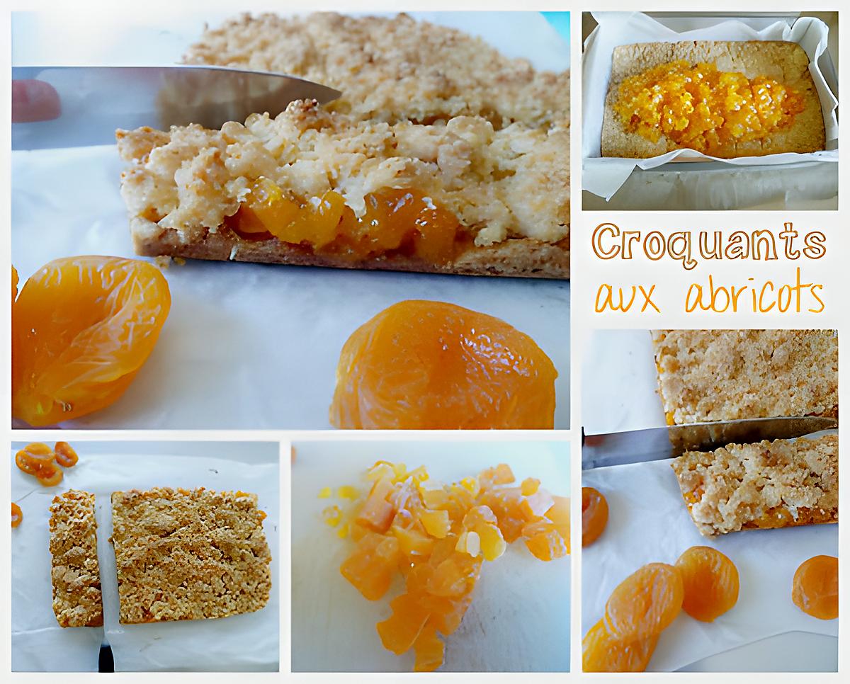 recette Croquants aux abricots