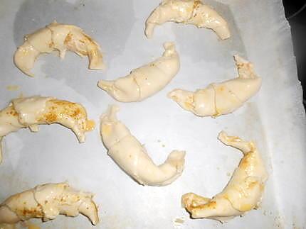 recette Croissant au cheddar et curry